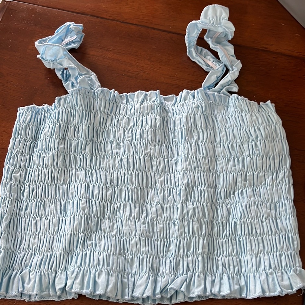 Baby blue women’s top